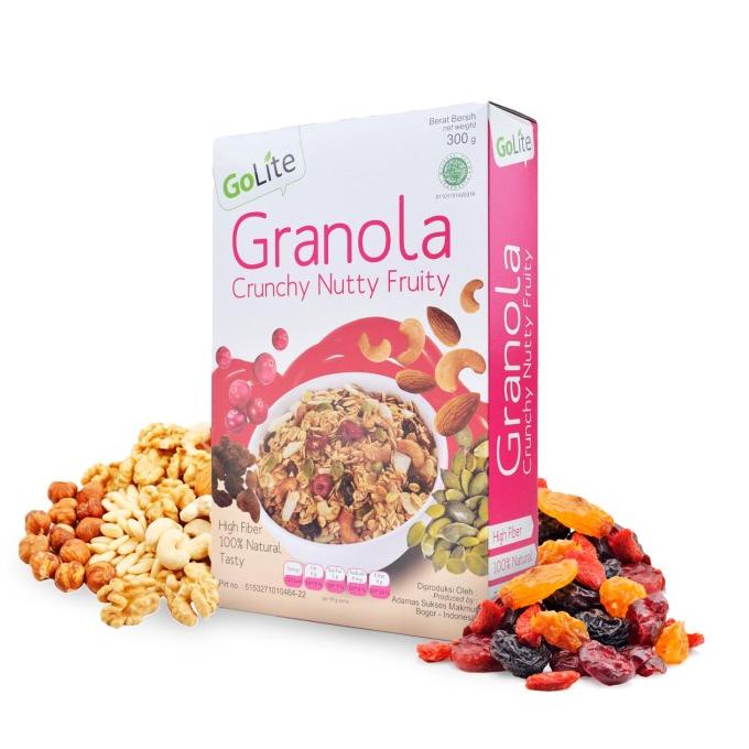 

GoLite Granola Crunchy Nutty Fruity 300 Gr