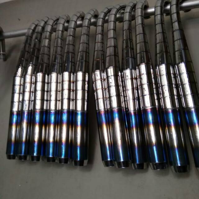 Knalpot Rx-King Standar Racing ujung bluemoon (knalpot murah,knalpot purbalingga,knalpot 2tak)
