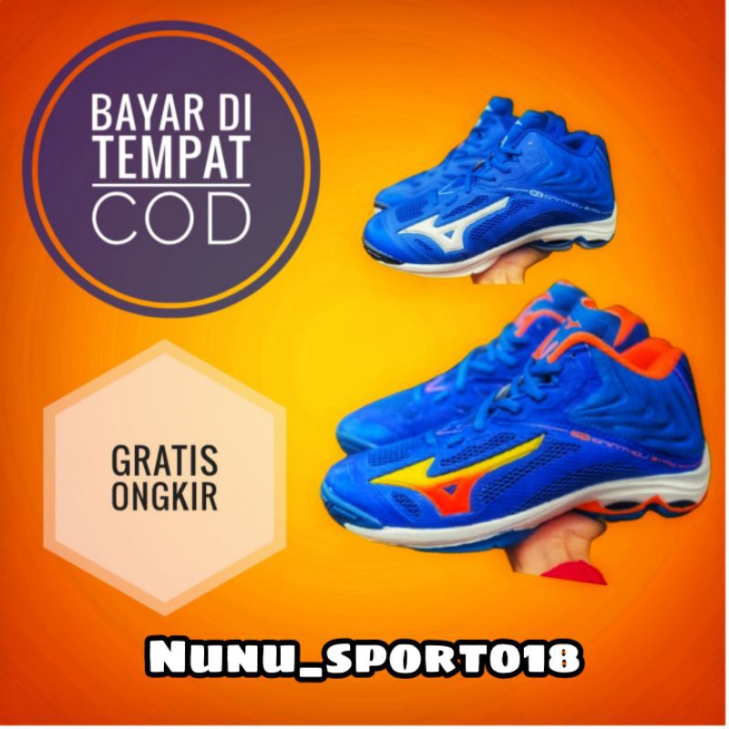 SEPATU VOLI MIZUNO WLZ 6 - SEPATU VOLI WLZ 6 MID - SEPATU MIZUNO WLZ 6 - SEPATU MIZUNO WLZ 6 MURAH -