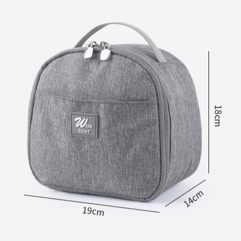 Tas Bekal Makan Tas Iconic Cooler bag Denim H900 Free Ice Gel 5 Pcs