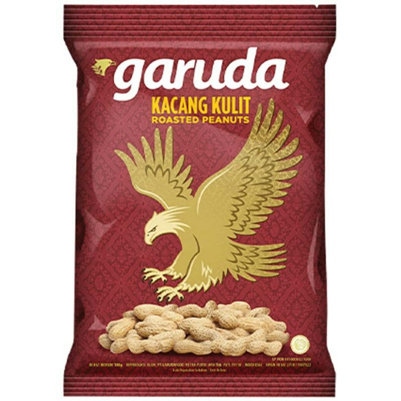 

GARUDA Kacang Kulit Roasted Peanut 200 gram - Kacang Garing