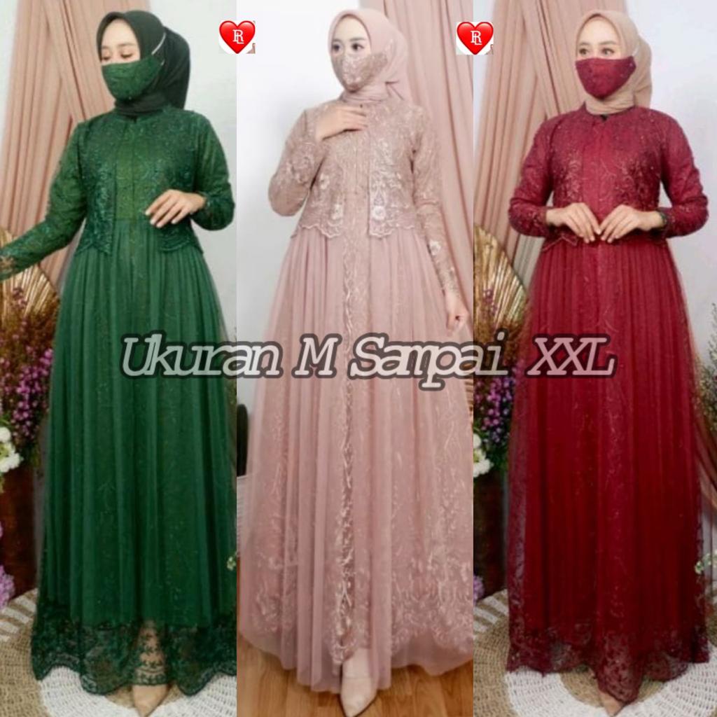 RED LOVE 136/ GAMIS RED LOVE TERBARU /GAMIS MEWAH TILLE MUTIARA /GAMIS TILLE MUTIARA ROMPI / GAMIS TILLE MUTIARA TERBARU /GAMIS BRUKAT MEWAH/GAMIS MUSLIMAH/GAMIS UNDANGAN/GAMIS BRUKAT FASHION/ GAMIS PESTA