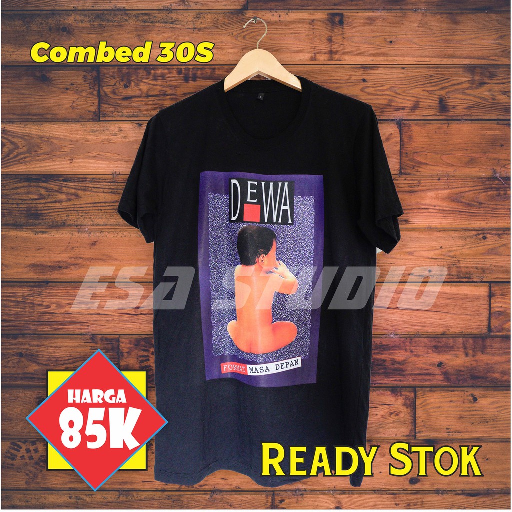 Kaos Cover Album Dewa 19 - Format Masa Depan