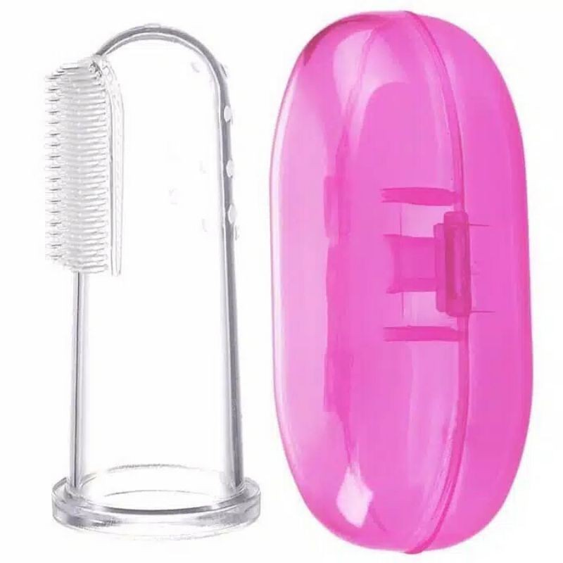Sikat Gigi Bayi Silikon / Sikat Gigi Dan Lidah Bayi / Finger Tooth Brush