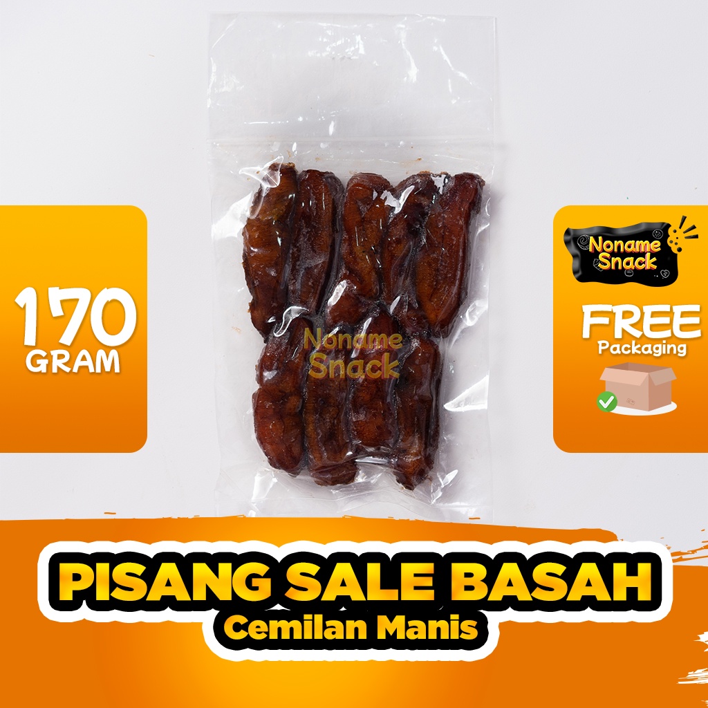 NoName Snack - Pisang Sale Manis Cemilan Grosir 170Gr