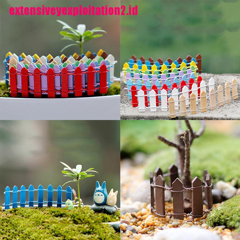 &lt; E2id &amp; &gt; Miniatur Pagar Kayu Untuk Dekorasi Taman Mini / Craft DIY