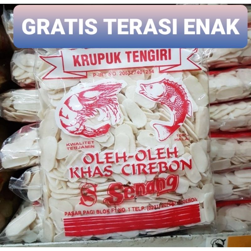 

KERUPUK IKAN TENGGIRI SUPER 500gram GRATIS TERASI KHAS CIREBON