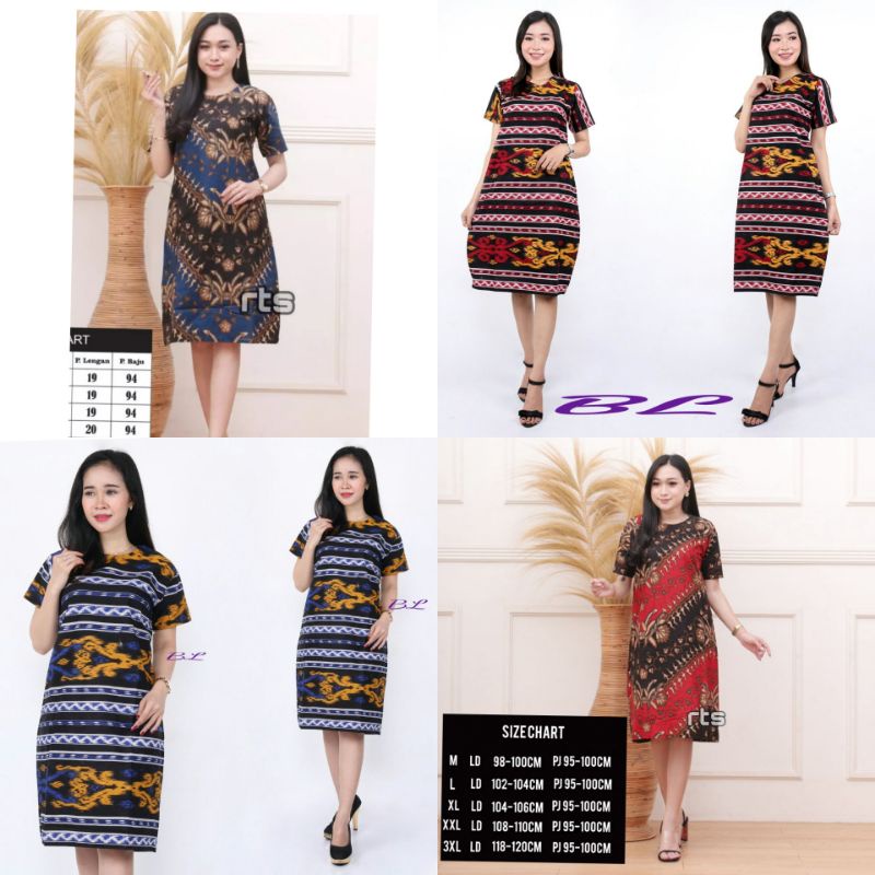 dres batik baju wanita