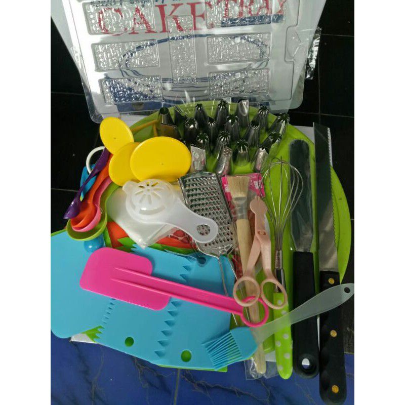 paket dekorasi kue ulang tahun (SET H)