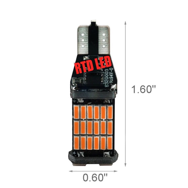 Lampu Mundur Lampu Led T10 T15 45 SMD Sepasang 2 Pcs R044