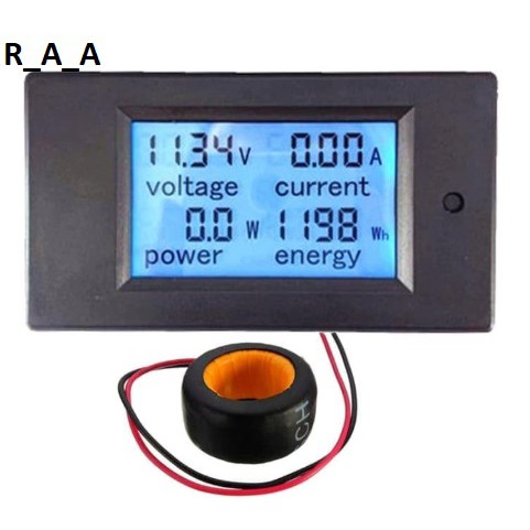 Digital Voltmeter AC 220V 100A Ammeter Volt Amp Watt Ampere Kwh Meter
