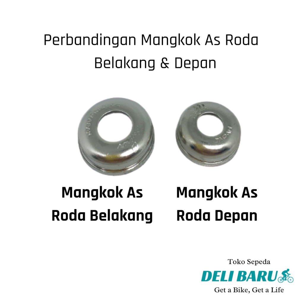 Mangkok as roda belakang sepeda
