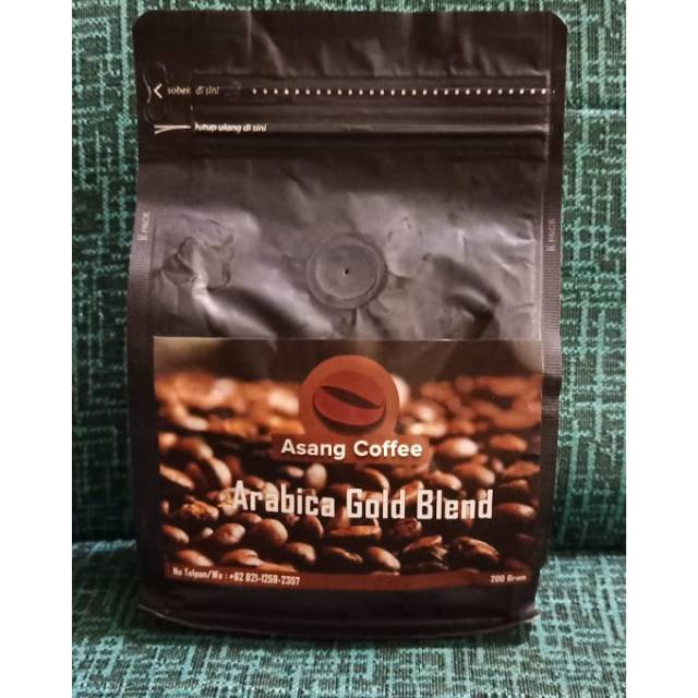 

Kopi gold blend lampung 200 gram