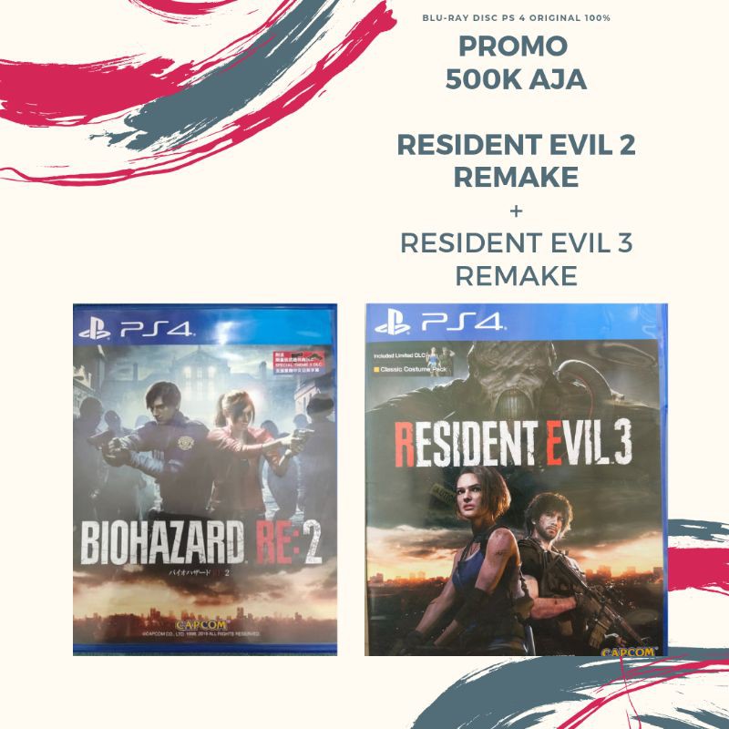 Resident Evil 2 Remake + Resident Evil 3 Remake (Included Limited DLC)