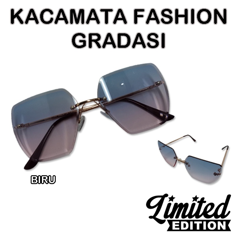 Dennos GS-24 Kacamata Wanita INS Fashion Aksesoris Little Bee Gaya Pantai Big Frame Sunglasees