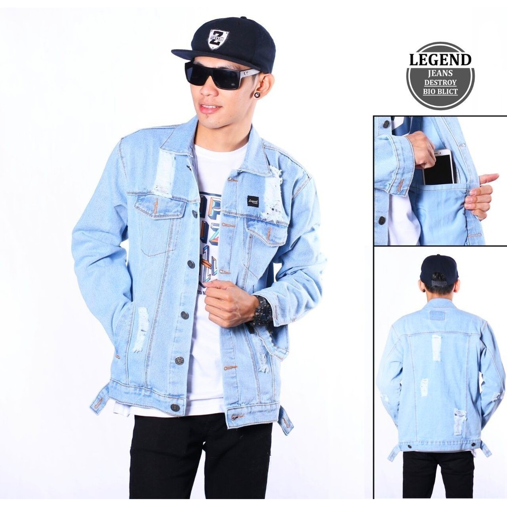 jaketjeans jaketjeanspria jaketpria jaketmurah jaketterbaru EZ872 HOT PROMO JAKET PRIA JEANS SHANWOS