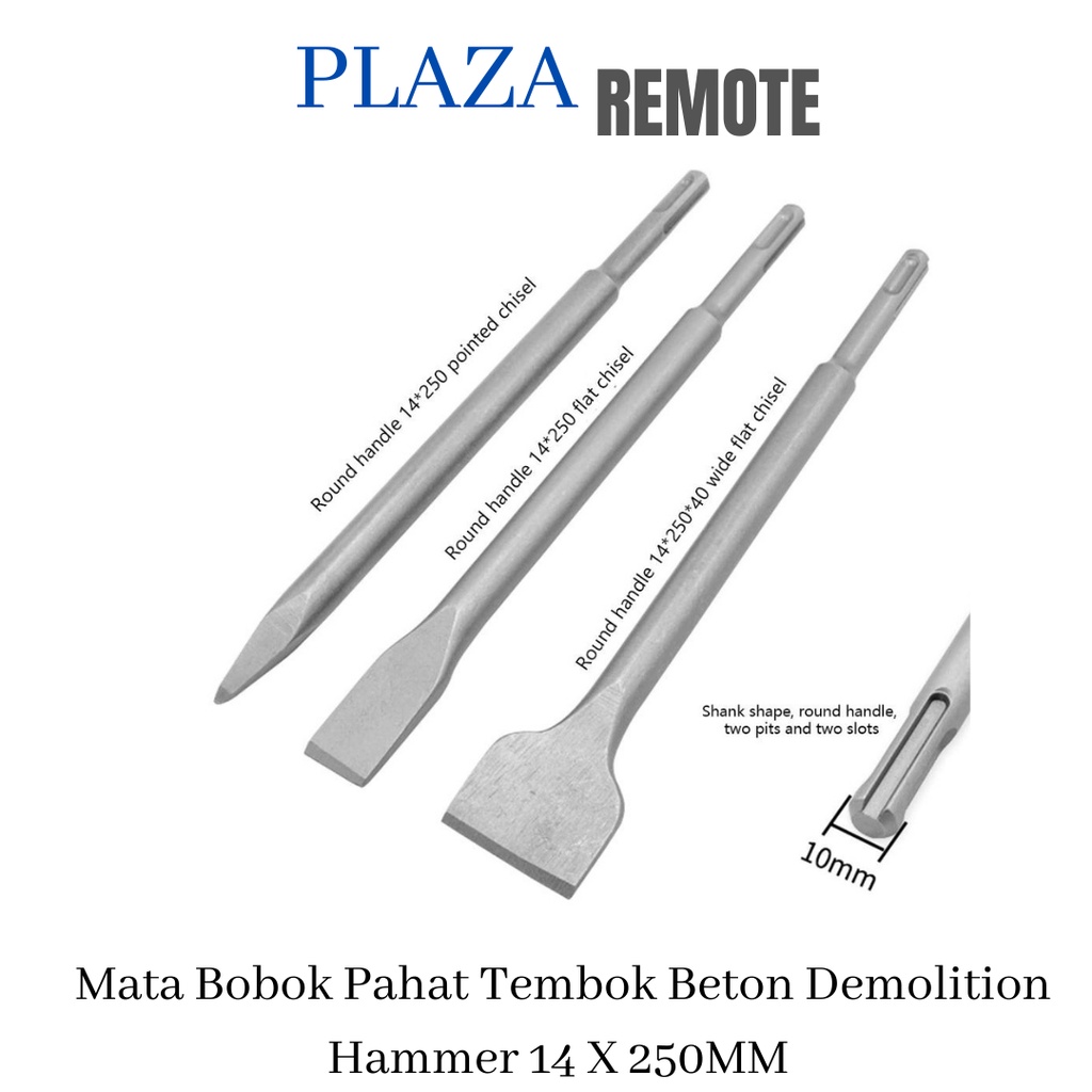 SDS PLUS Mata Bobok Pahat Tembok Beton  14 X 250 MM