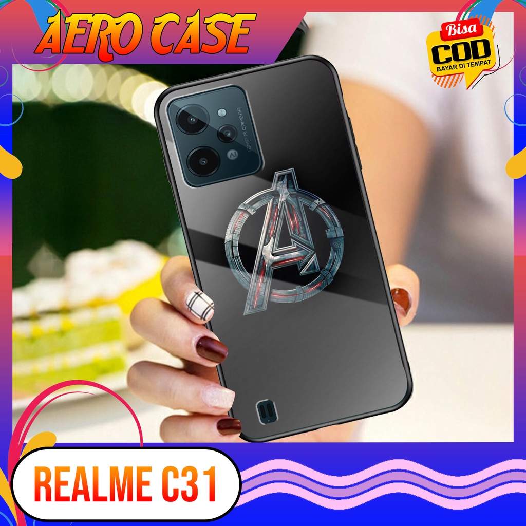 Case Realme C31 - Casing Realme C31 Terbaru 2021 AERO CASE [ MOTIF AVG ] Silikon Realme C31 -  Case 