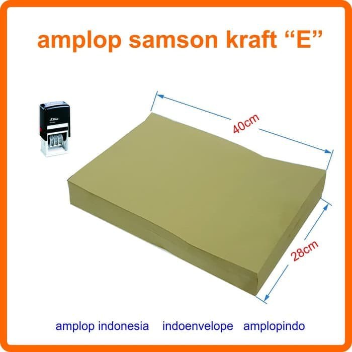 

Amplop Coklat Samson E / Map / 28 x40 cm - Coklat Muda