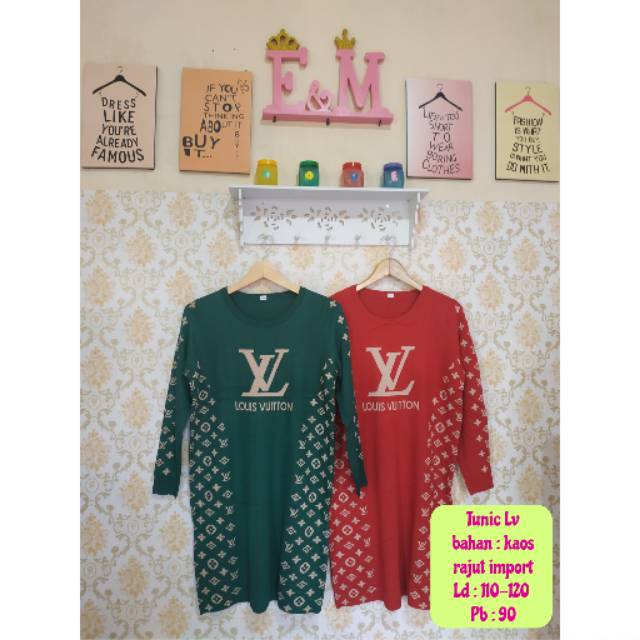 Tunik LV rajut import