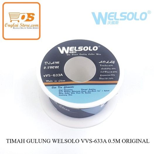 TIMAH GULUNG WELSOLO VVS-633A 0.5M ORIGINAL