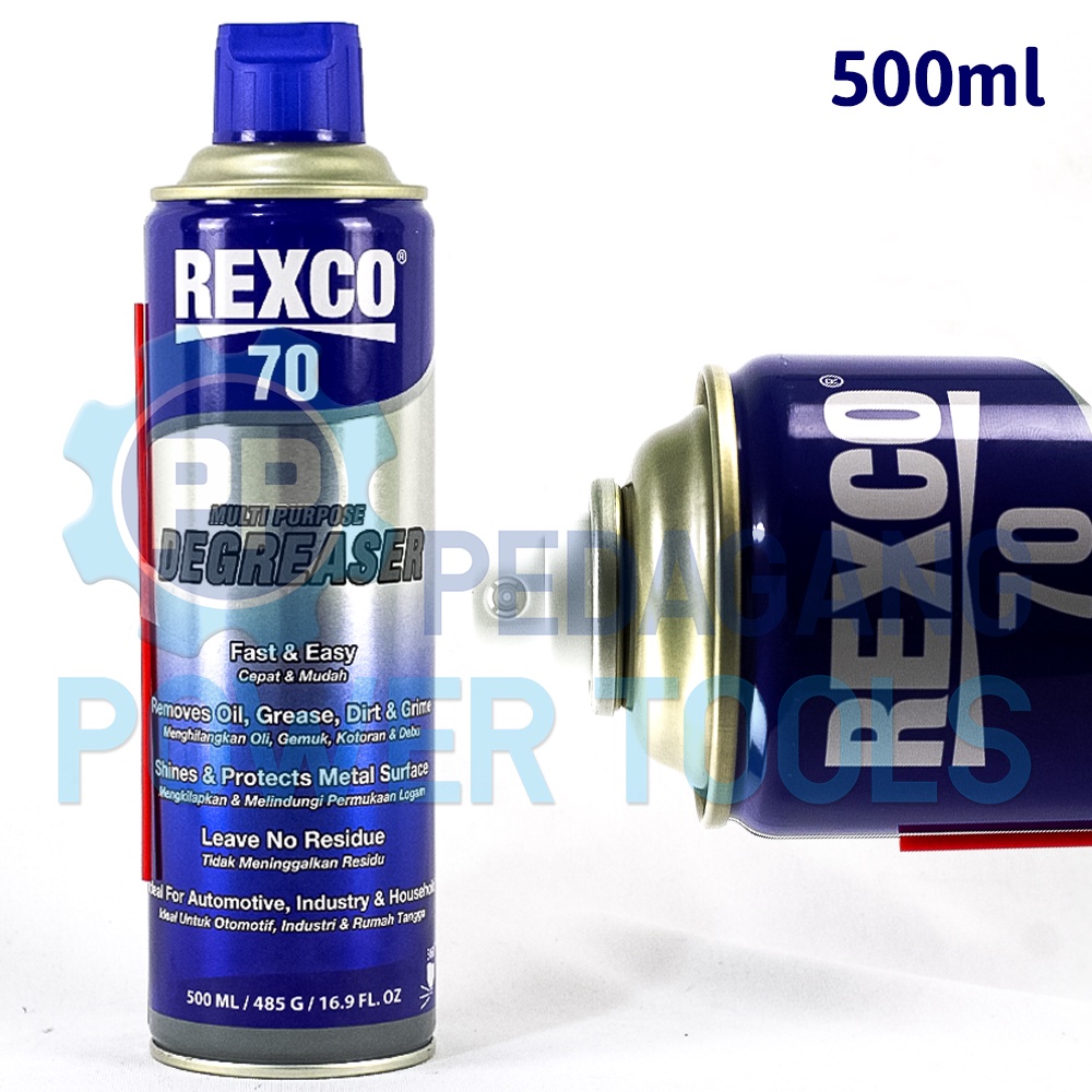 REXCO 70 500 ML DEGREASER PELUMAS GEMUK PEMBERSIH MESIN MACHINE ENGINE