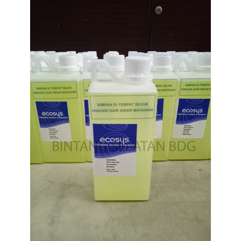 ECOSYS SANITIZER DEODORIZER DISINFECTANT PENGHILANG BAU VIRUS 1000ml