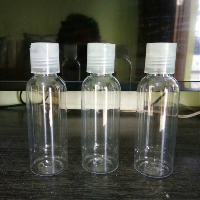 Botol bening 100ml / 100 ml - PRESSTOP