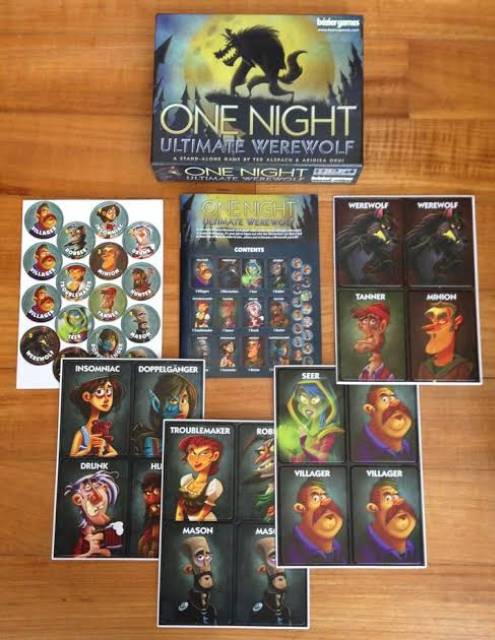 Board Game Ultimate Warewolf Mainan Kartu One Night Series Ultimate Warewolf Murah Card Game