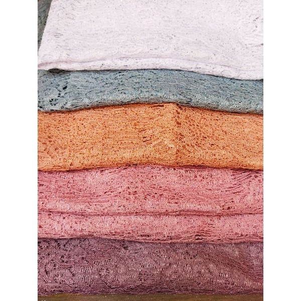 Kain Brokat Lace Bruklat Renda Textile Termurah