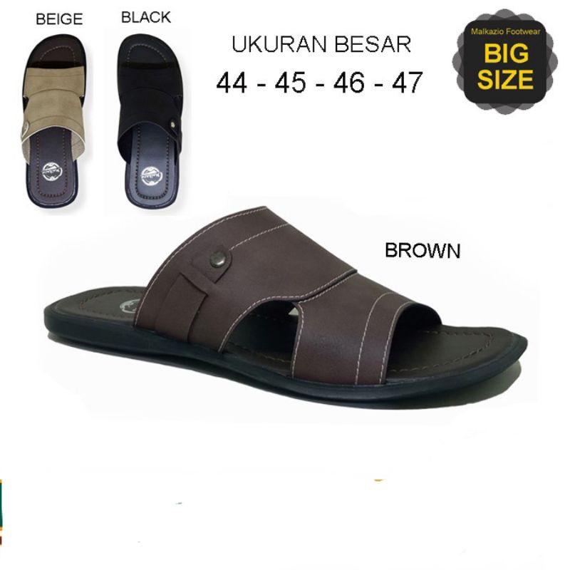 sandal kulit BIG SIZE sandal ukuran JUMBO  pria 44 45 46 47 48