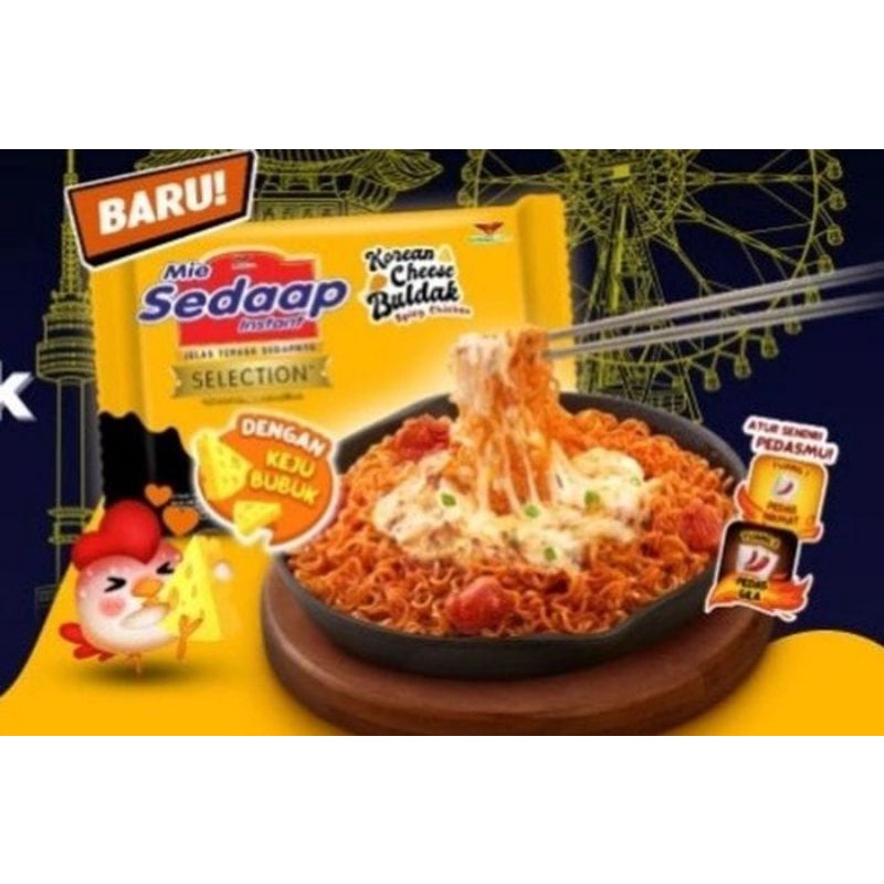 

mie sedaap cheese buldak mie instan