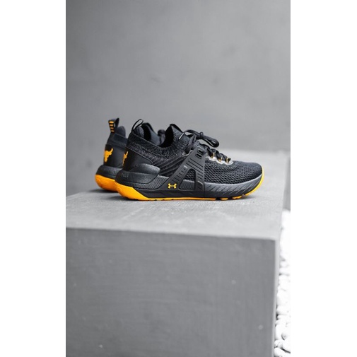 Under armour project rock 4 black orange