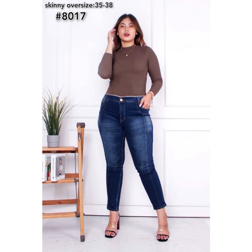 Celana Panjang Jeans Wanita Skiny Tulang Whisker 31-34 35-38 Bisa Bayar Ditempat(COD)