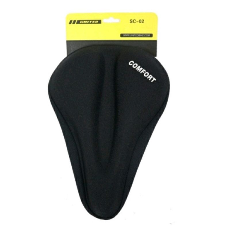 cover sadel gel, tutup sadel sepeda gel UNITED