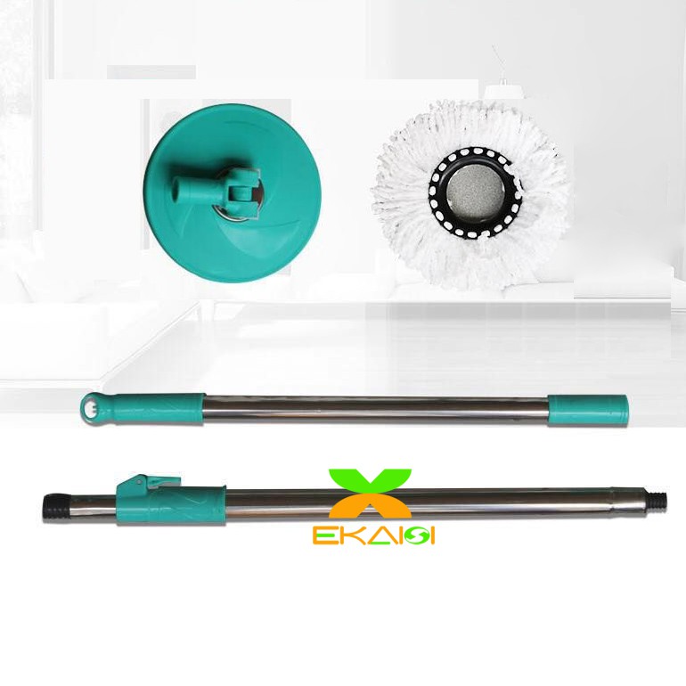 Ekaisi Tongkat pel spin mop / gagang pel spin mop +kain pel