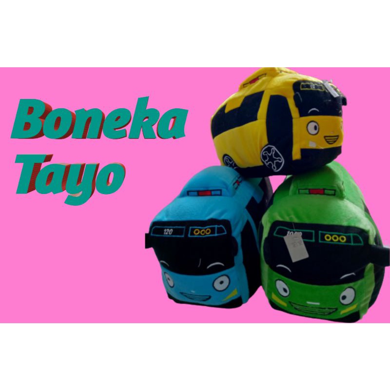 Boneka Tayo Bordir Lucu