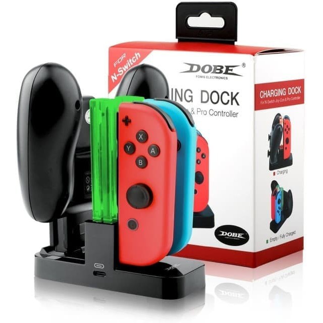 Charger Docking Joy-Con Controller Pro Controller Nintendo Switch Dobe