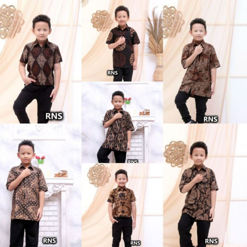 Batik couple anakBatik couple anak laki dan ayahBatik anak ayahBaju batik couple ayah dan anak laki²