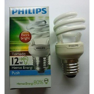 Philips Tornado Lampu Spiral 12 Watt Harga Satuan