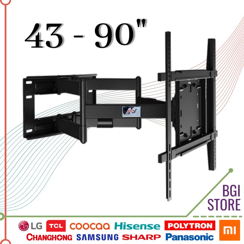 Bracket tv NBSP 5 50 - 90 inch, 6 arm full motions Original