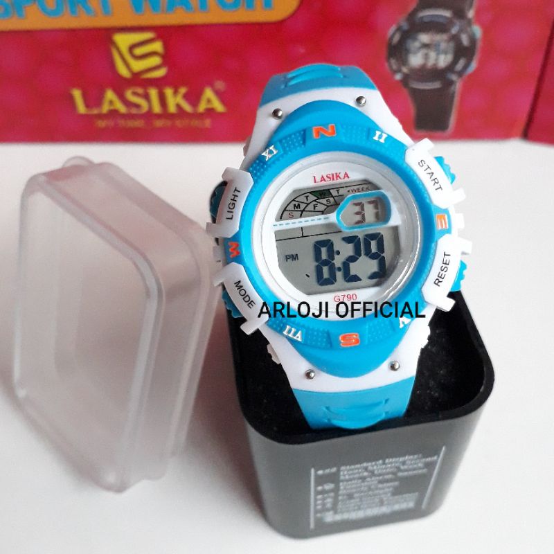 Jam tangan LASIKA ada Box original anak/ remaja bisa buat berenang