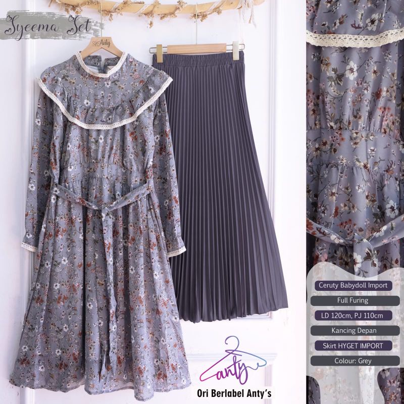 Syeema Set by original anty setelan rok