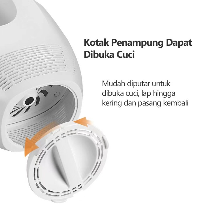 BUY 1 FREE 1 - Lampu Pembunuh nyamuk elektrik LED bahan ABS sangat Praktis