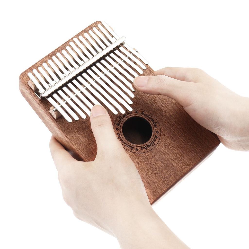 Alat Musik Kalimba Piano Jempol Mini 17 Tuts Dengan Tuning Hammer