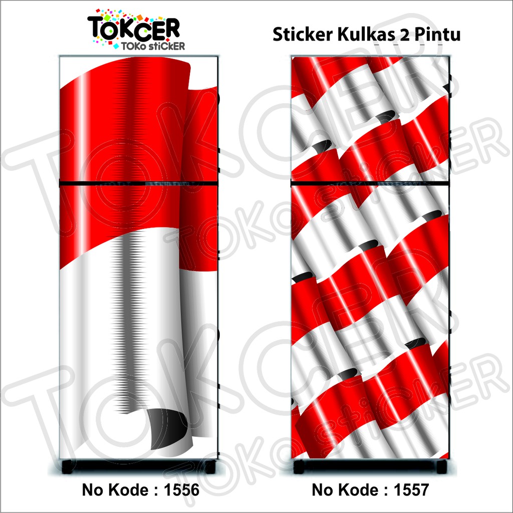 Sticker Kulkas 2 Pintu dan 1 Pintu
