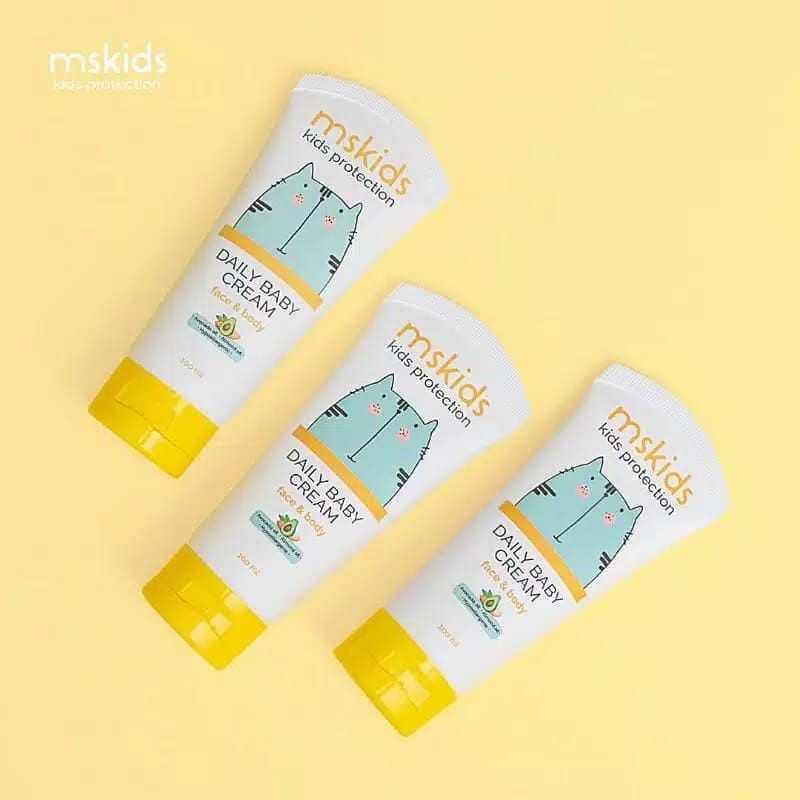 MS Glow Ms Kids daily Cream krim untuk bayi msglow kids