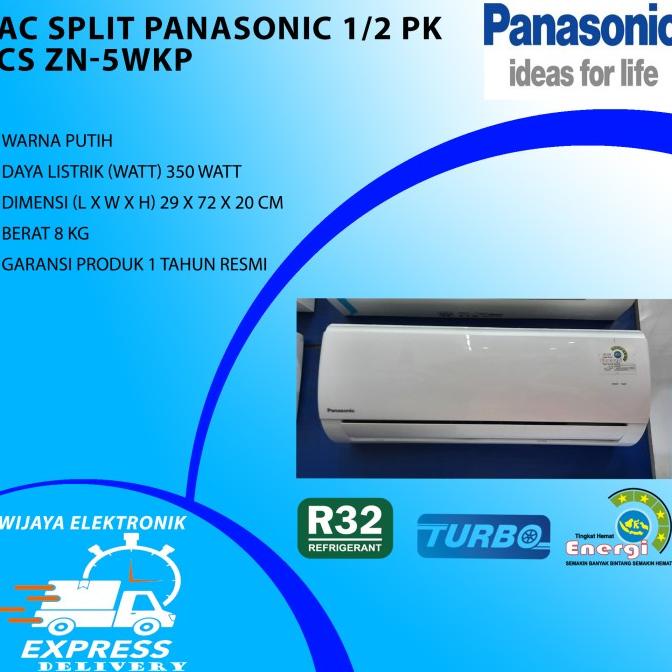 Termurah Ac Panasonic 1/2Pk Cu-Zn5Wkp/ Ac Panasonic 1/2Pk/ Ac Panasonic