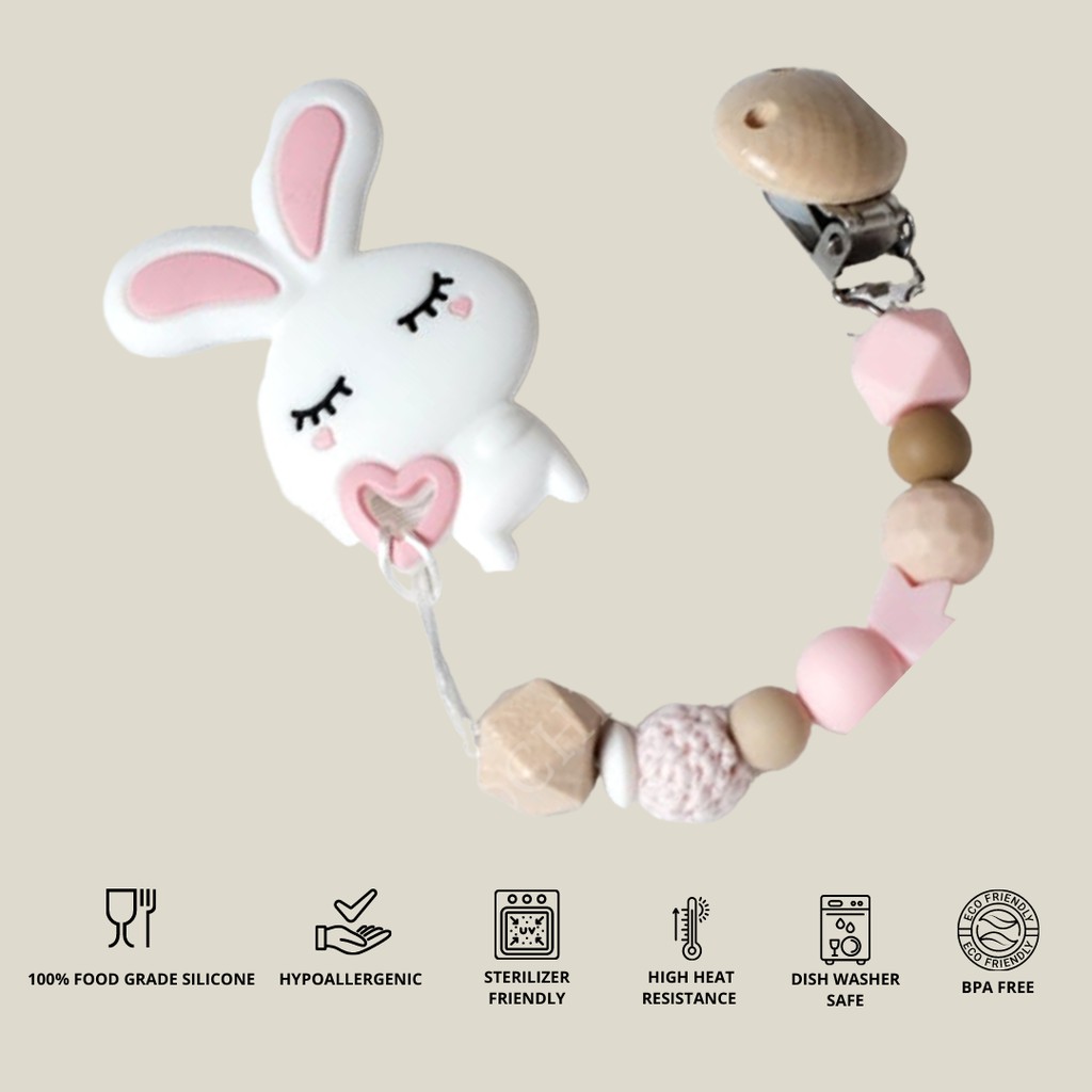 TEETHER GIGITAN BAYI - LOVE BUNNY