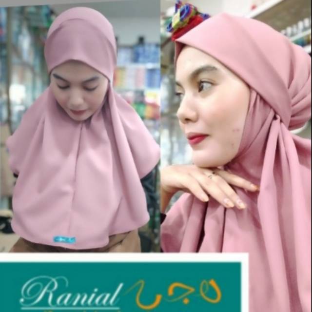 French khimar instan